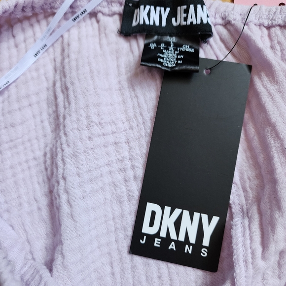 DKNY Jeans Lavender Purple One Shoulder Top - Picture 9 of 10